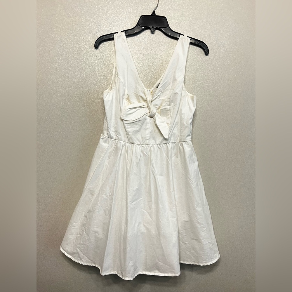 Bailey Blue Classic Mini White Dress Tie Front Detail Size‎ Medium Sailor Summer